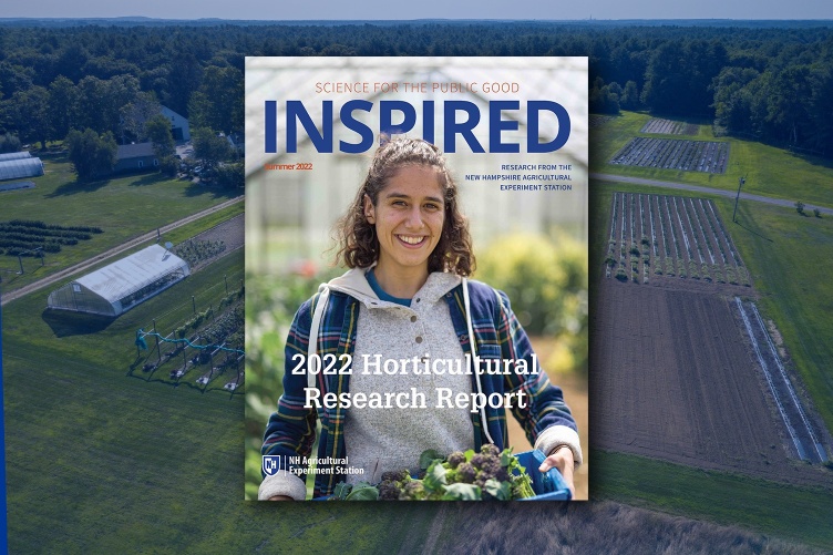 A photo of the cover of the 2022 INSPIRED Horticultural Research Report