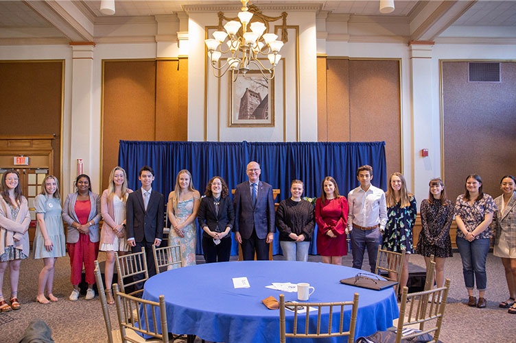 Jim Dean with all award winners