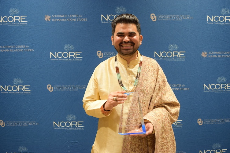 Yashwant Prakash Vyas wins an NCORE award