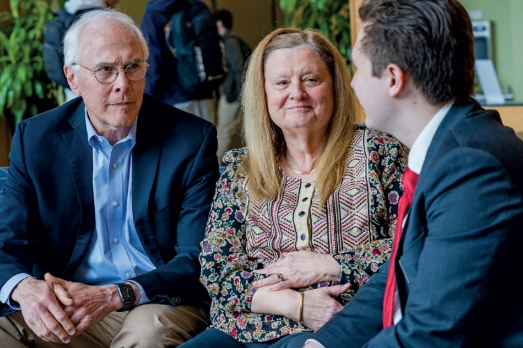 Ted and Christine Ristaino recall mentor, professor with Paul College scholarship