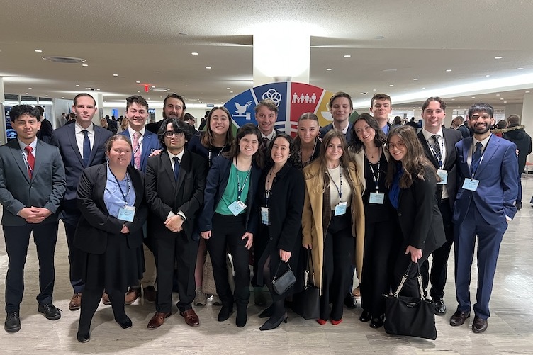 The UNH Model UN team