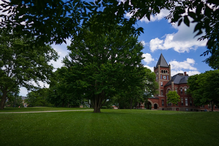 Thompson Hall in summer 