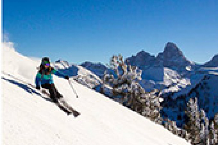 skier on mountain