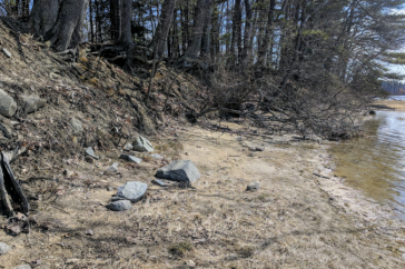 Image of eroding coastline