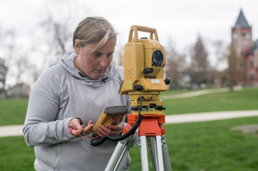 photo of Meghan Howey in field