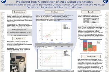 UNH Nutrition students winning poster