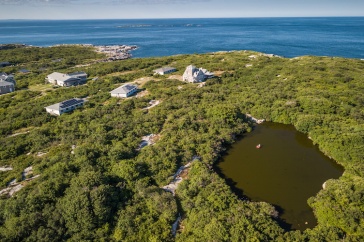 Aerial view of shoals marine lab