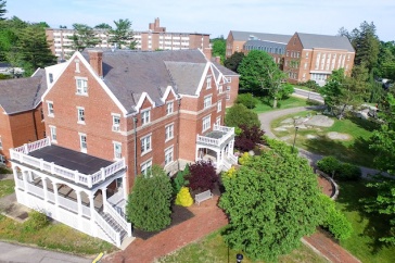 Aerial view of Smith Hall