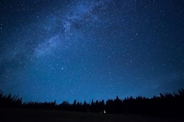 picture of starless night sky