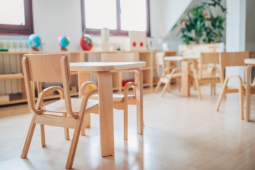Image of chairs at a day care facility