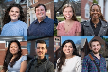montage of 8 student fellows