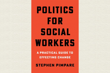 Stephen Pimpare's book cover, "Politics for Social Workers"