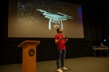 Image of Bhowmick presenting