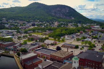 aerial view of US community