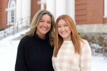 College of Liberal Arts students leaders in front of Hamilton Smith Hall