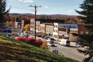 Image of a New England downtown