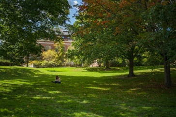 Campus in fall