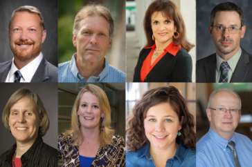 A collage of headshots of demographers who will participate in the March 18 congressional briefing on rural impacts of COVID-19