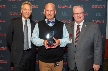 Steven Koenig accepting his award