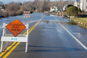 Ocean Blvd. flooded 