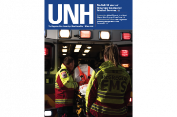 UNH Magazine Winter 2018 cover