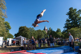 gymnastics at UNH University Day