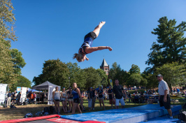 gymnastics at UNH University Day