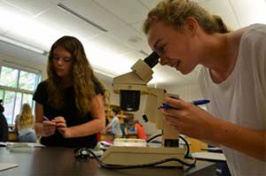 Winnacunnet High students Jenna Roy and Olivia Bessemer