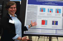 emma brown presenting her research