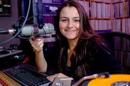 alicia jacobs, dj at WUNH