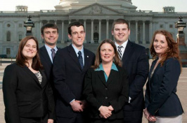 UNH law students in front of nation's capital