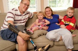 scott quilty with his family