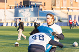 UNH football practice