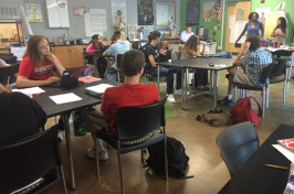 students in a classroom