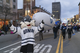 UNH Manchester in the city's 2016 holiday parade