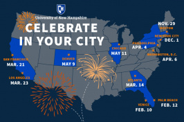 Celebrate 150: The Campaign for UNH Regional Launches Infographic