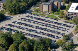 Cars parked at UNH