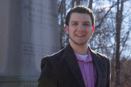 UNH history major Gabe Hoffman