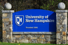 University of New Hampshire sign