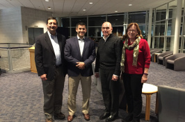 Mike Ferrara, Robert Dorf, Robert Aurilio and Gene Harkless pose standing for a photo