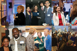 collage of images from UNH's 150th anniversary celebrations across the U.S.