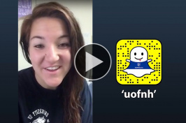 Callie Ierardi takes over UNH's Snapchat account
