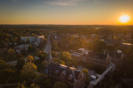 UNH campus at sunrise - October 2017