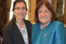 UNH's Jane Stapleton and N.H. Congresswoman Ann McLane Kuster