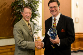J. Brent Loy and Brian Calder of UNH