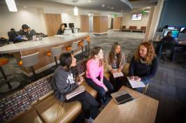 students studying at UNH