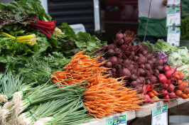 Vegetables at a farmer's market