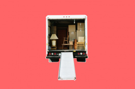 image of moving truck, photo credit: The New York Magazine