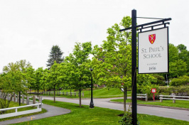 The entrance to St. Paul’s School