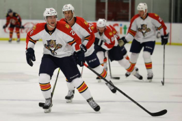Florida Panthers forward Bobby Butler (26) skates during hockey training camp, Monday, Sept. 21, 2014, in Coral Springs, Fla. The Panthers play the Dallas Stars in their first preseason game of the season Wednesday. (AP Photo/Lynne Sladky) Lynne Sladky